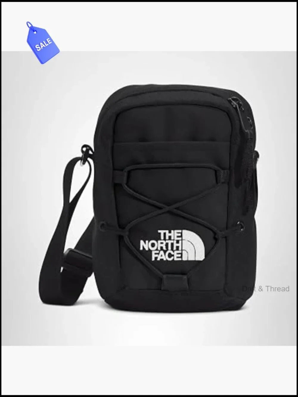 Crossbody Sling Bag with Bungee System, Adjustable Strap, Water-Repellent